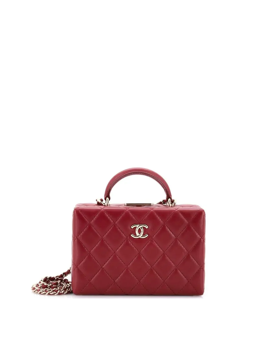 Chanel Top Handle Box Bag Quilted #248395C47B